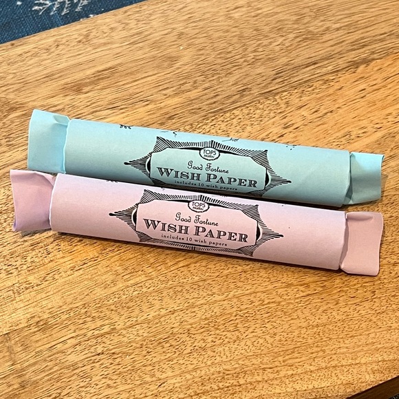 TOPS Malibu Other - Tops Malibu wish paper rolls NWOT - set of 2 rolls